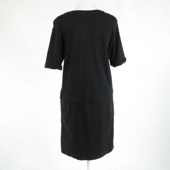 Black KURT WOODS shift dress L - Picture 7 of 8